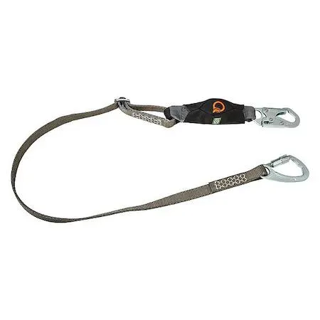 MSA MSA 10193943 V-Series Shock-Absorbing Lanyard 6 ft 310 lb Gray — product photo