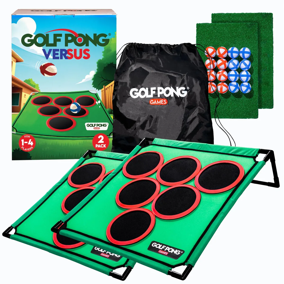  Worry Free Gadgets Golf Pong Versus Edition 2 Pack Game Set — product photo