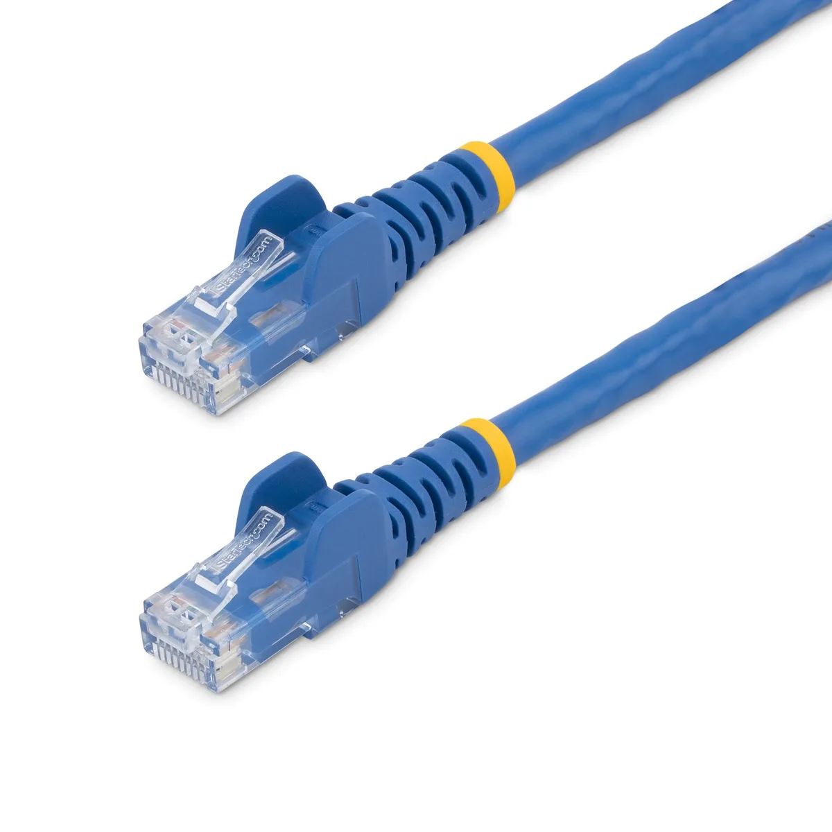 Ten blue Cat6 patch cables with snagless RJ45 connectors, 10 ft each