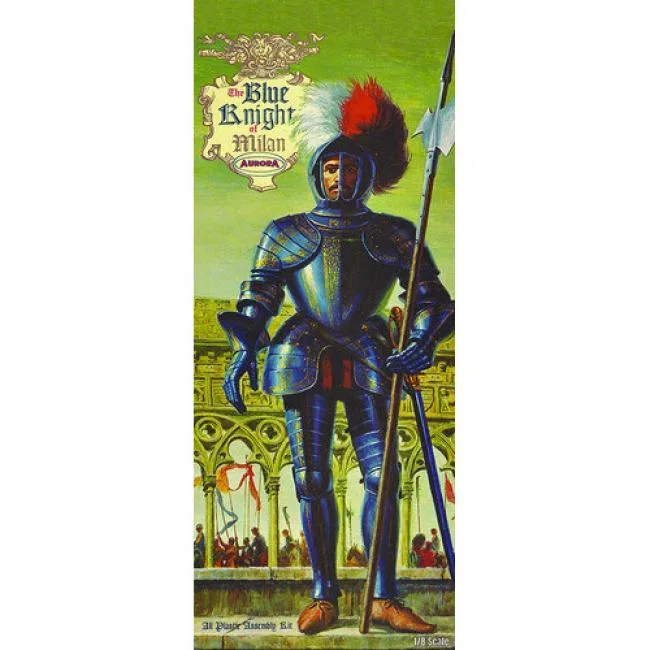 Atlantis Atlantis Aurora 1:8 Scale Model Kit Blue Knight of Milan — product photo