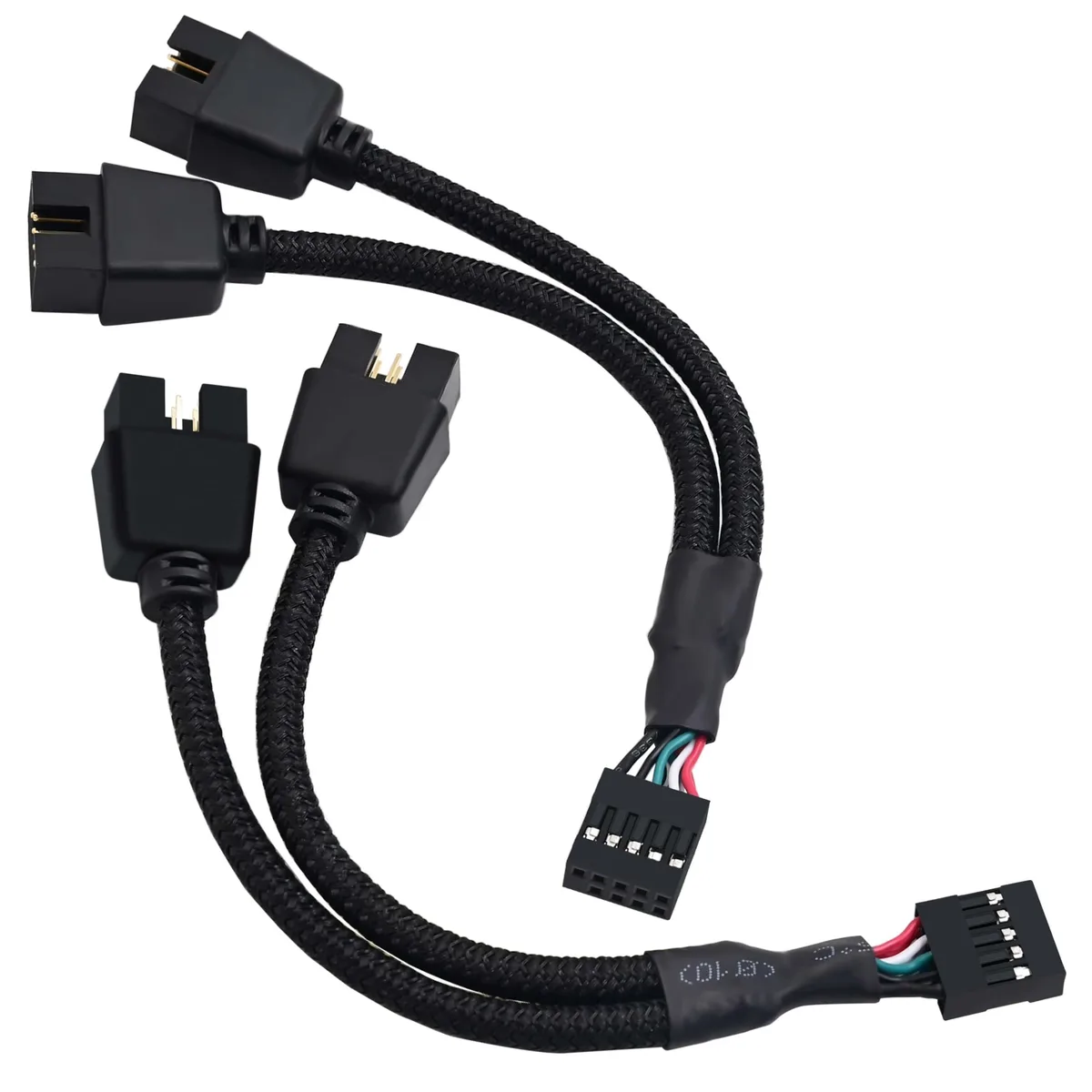 BUCIER BUCIER USB 2.0 9 Pin Header Splitter Cable 16cm Pack of 2 — product photo