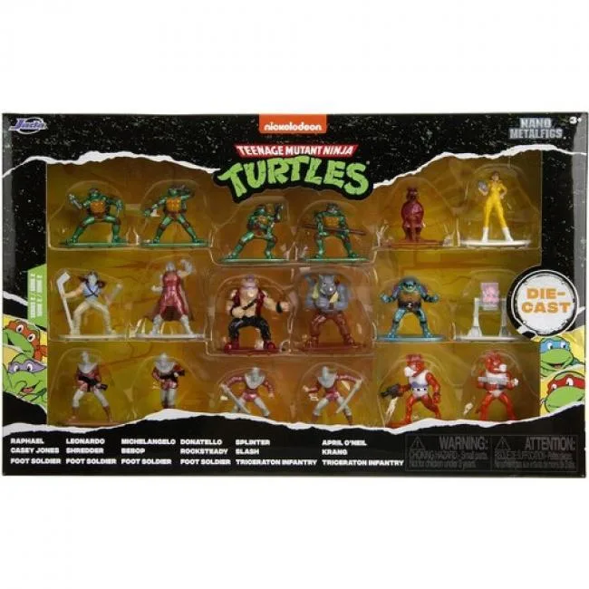 Jada Jada 35124 TMNT Nano MetalFigs 18-pack 1.65-inch action figures — product photo