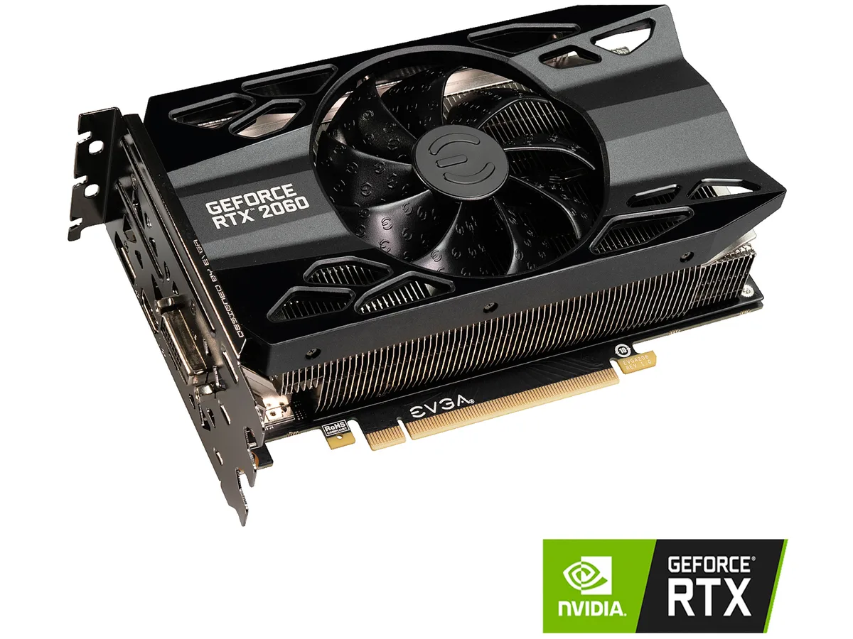 EVGA EVGA GeForce RTX 2060 6GB GDDR6 graphics card 06G-P4-2061-KR — product photo