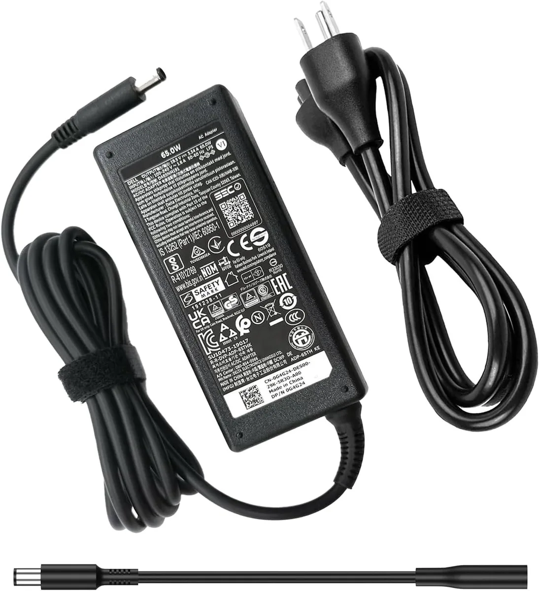 FLEANE FLEANE 65W Laptop Charger 4.5mm Tip with 7.4mm Adapter — product photo