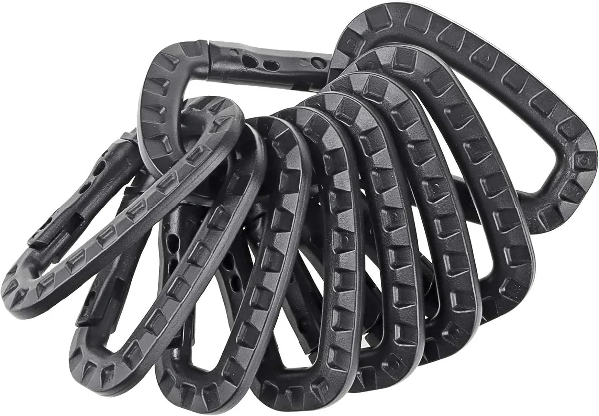  Nxtop 3Inch 10pk Keyholder 3.35in 180lb Black — product photo