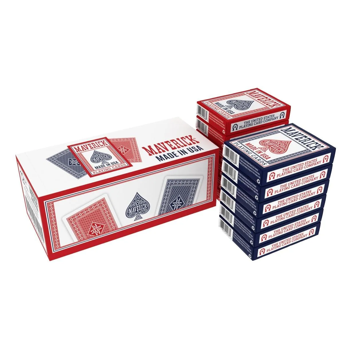 Maverick Standard Playing Cards 12-Pack 52+2 Jokers 1959 10021352 — product photo