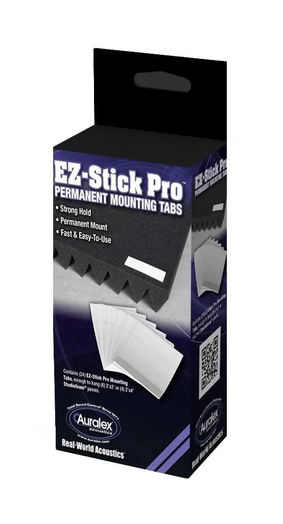 Auralex Auralex EZ-Stick Pro Mounting Tabs 24 Pack — product photo