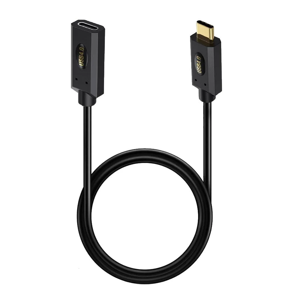 BUCIER BUCIER 2ft USB 4.0 Type C Extension Cable 40Gbps 240W 5A Male to Female 8K@60Hz — product photo