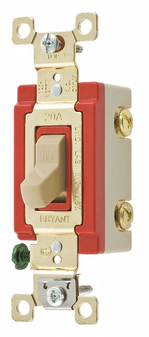 Bryant Bryant 4901GLI 20 A 1-Pole Illuminated Wall Switch — product photo
