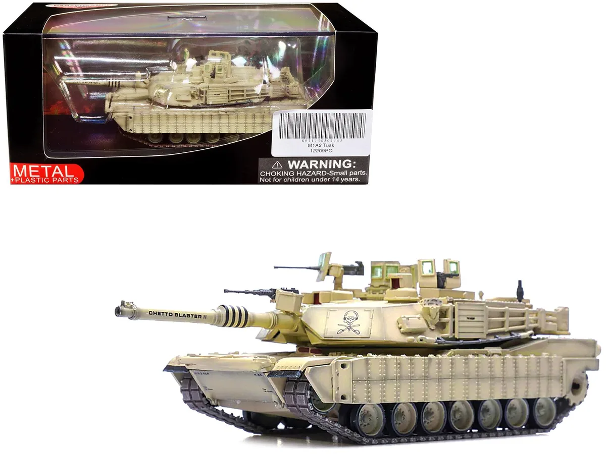 Panzerkampf Panzerkampf M1A2 TUSK I "Ghetto Blaster II" 1/72 Diecast Model — product photo