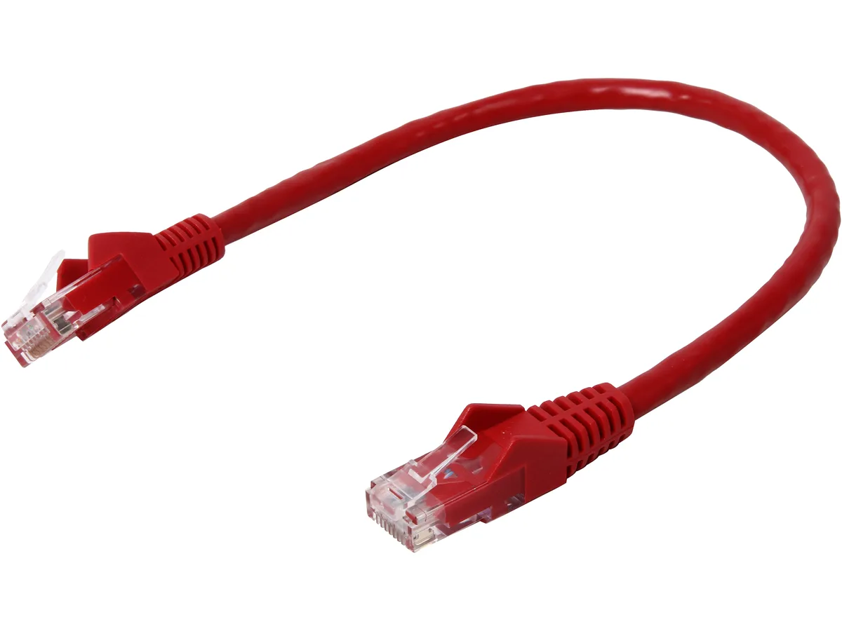 Tripp Lite Tripp Lite N201-001-RD 1 ft Cat6 Red network ethernet cable — product photo