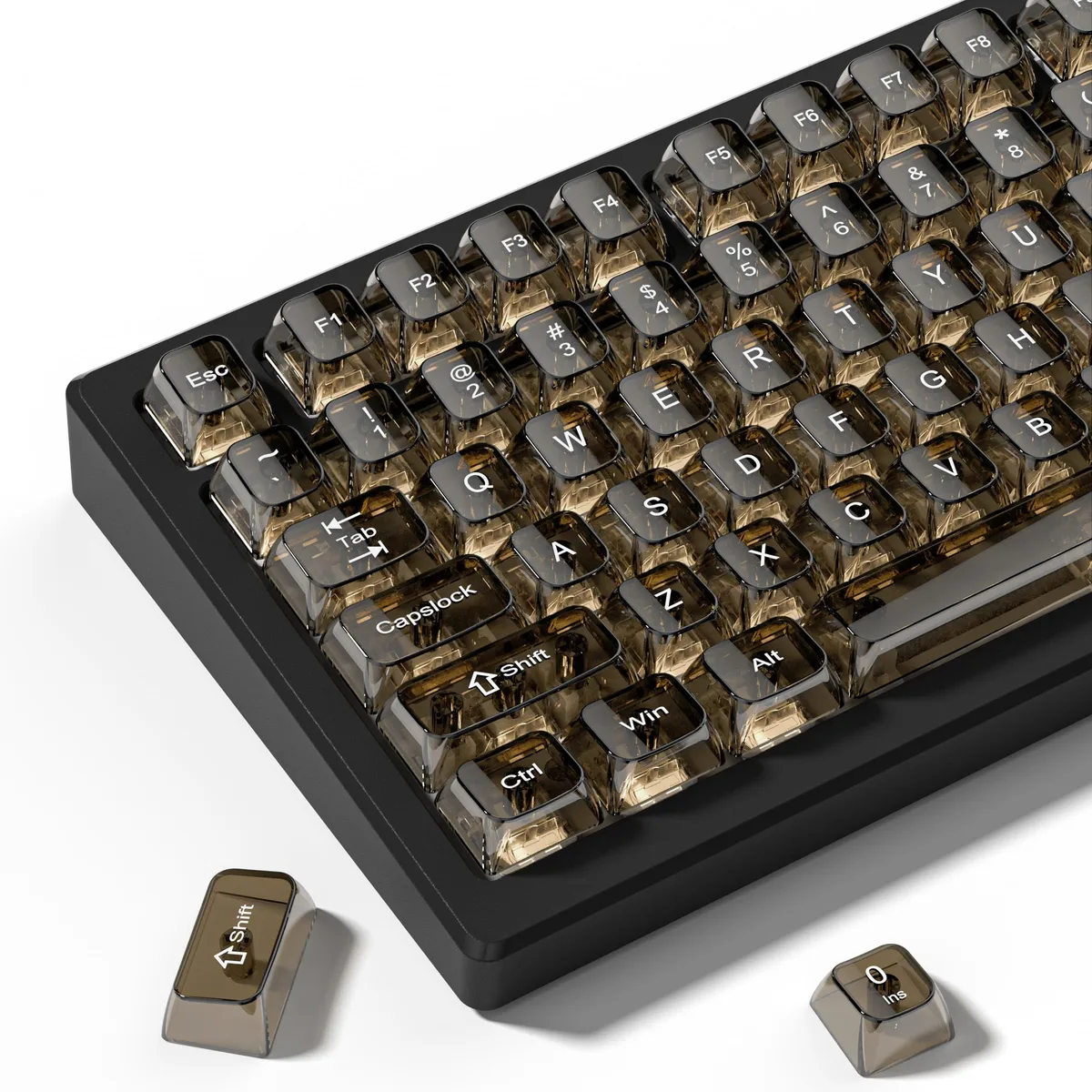 Womier Womier Black Clear MDA Keycaps 115-Key Set keyboard accessory — product photo