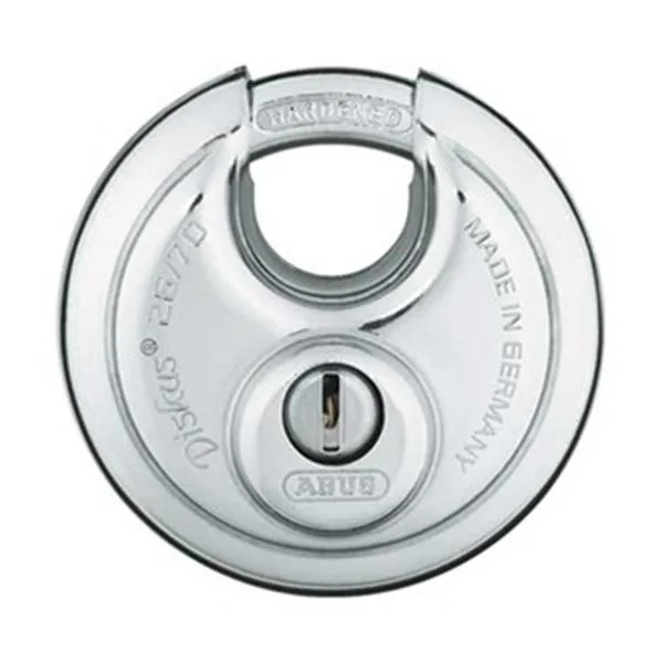 Abus Abus 26/70 KA disc padlock keyed alike 144 partially hidden shackle stainless steel — product photo