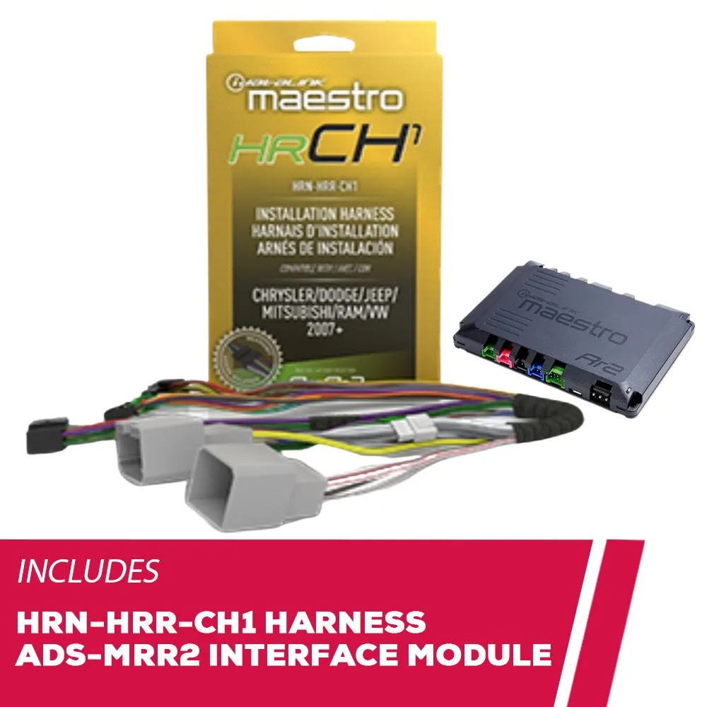 iDatalink iDatalink HRN-HRR-CH1 Radio Replacement Harness with ADS-MRR2 — product photo