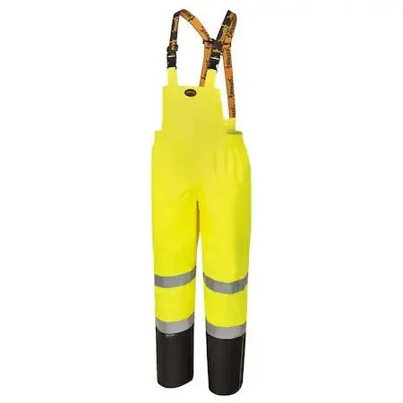 Pioneer Pioneer V1200461U-L Hi Vis Ripstop Waterproof Bib Pants — product photo