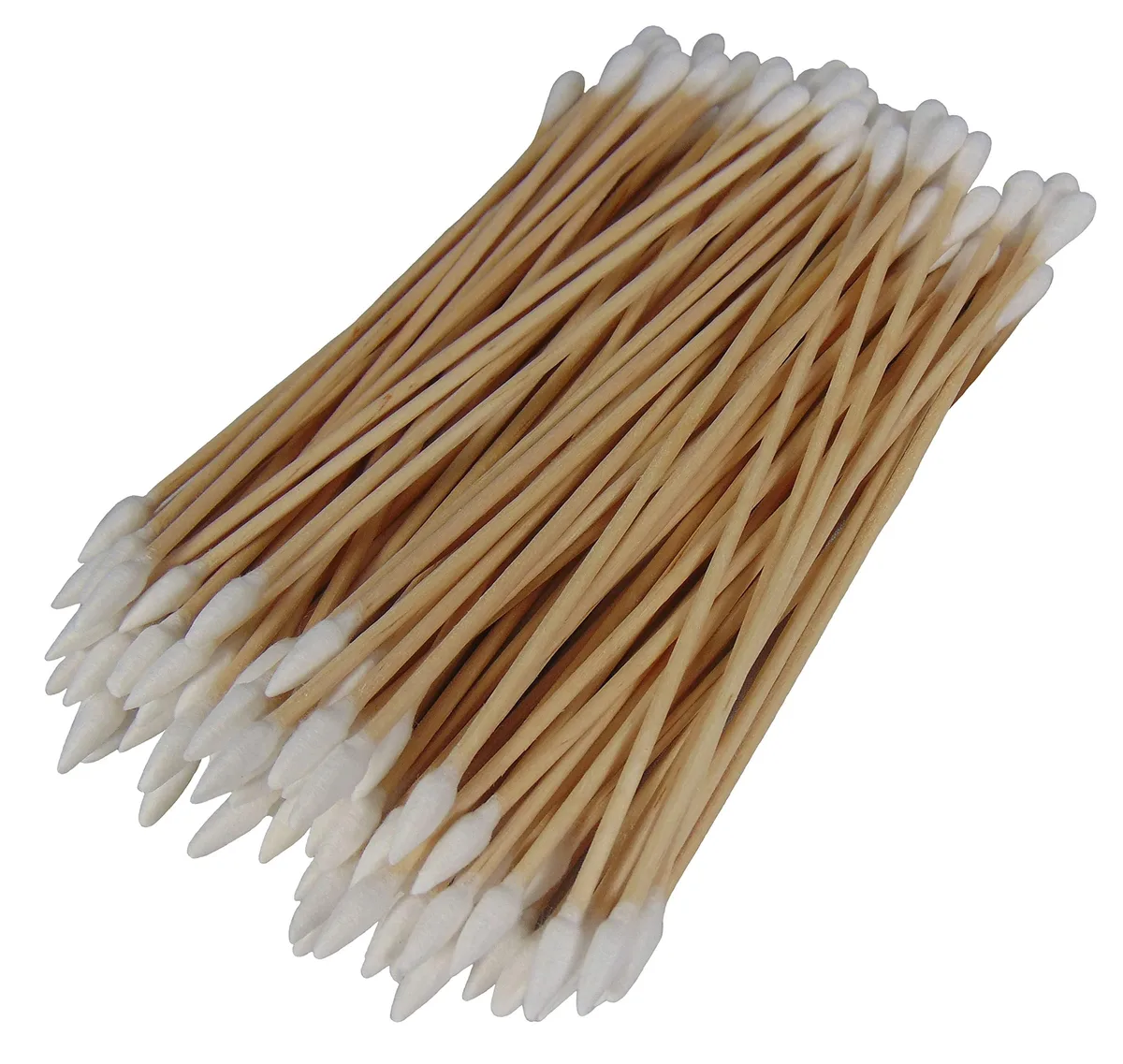 100pc 6" Double-Sided Cotton Swabs — product photo