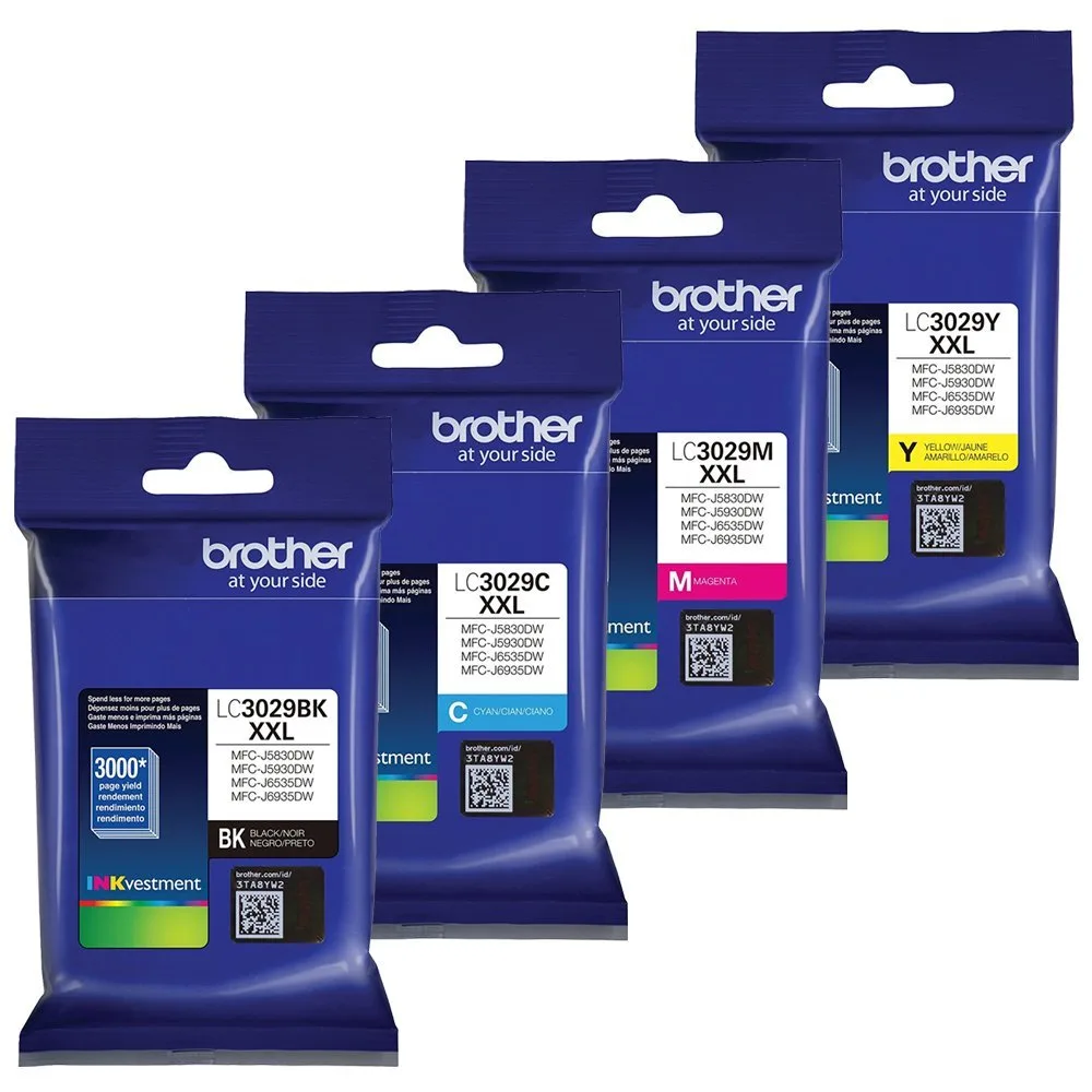 Brother Brother LC3029 Extra High Yield Ink Cartridge Set 4 Pack — product photo