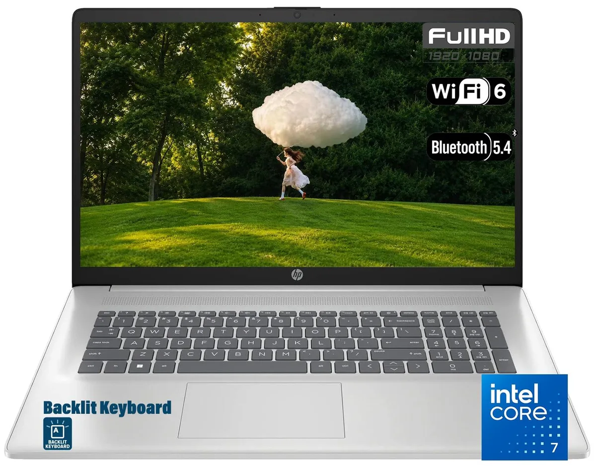 HP HP 17.3" FHD IPS Intel Core 7 150U 32GB 2TB laptop — product photo