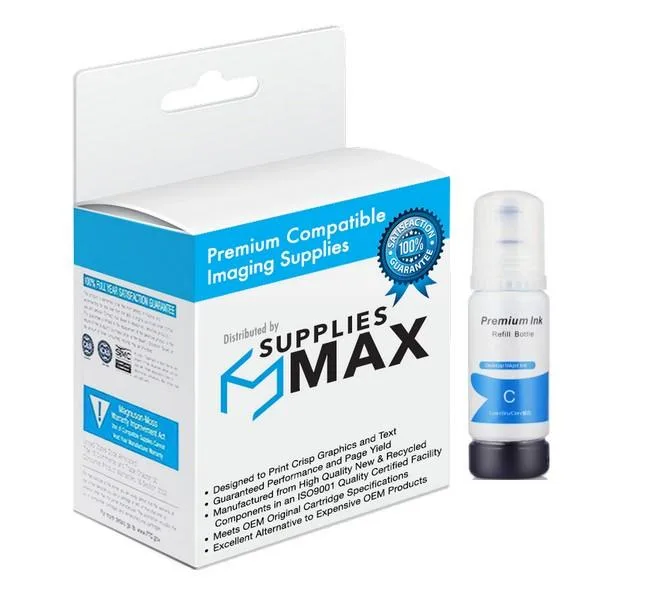 SuppliesMax SuppliesMax T512220-S Cyan Dye Refill Ink Bottle 5000 Pages — product photo