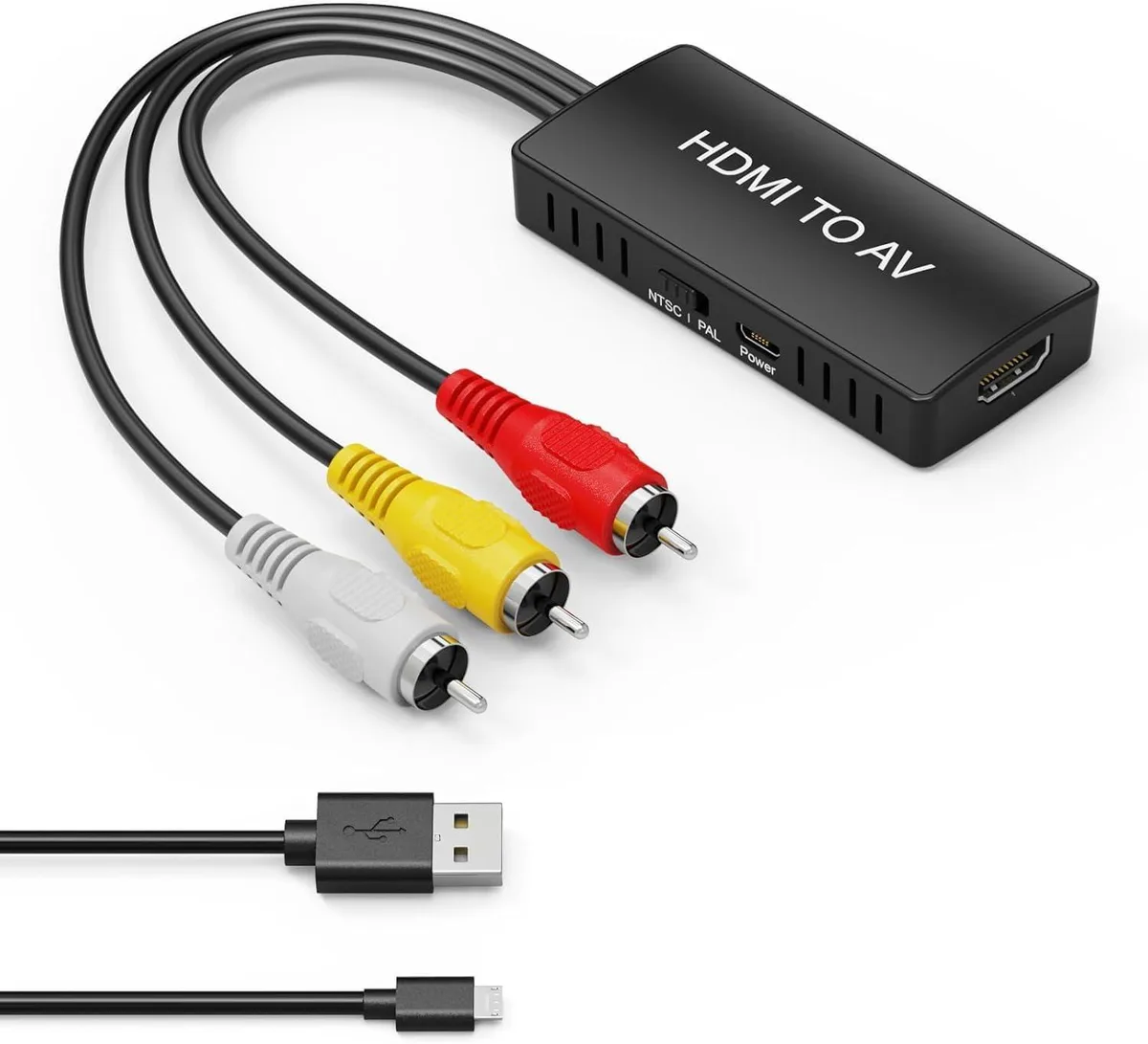 DigitPro V320 HDMI to RCA media converter — product photo