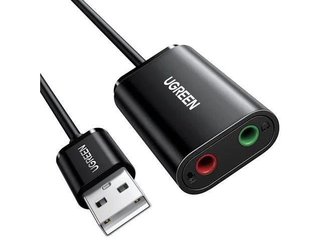 BEAN Tech BEAN Tech USB to 3.5mm Audio Adapter Dual TRS — product photo
