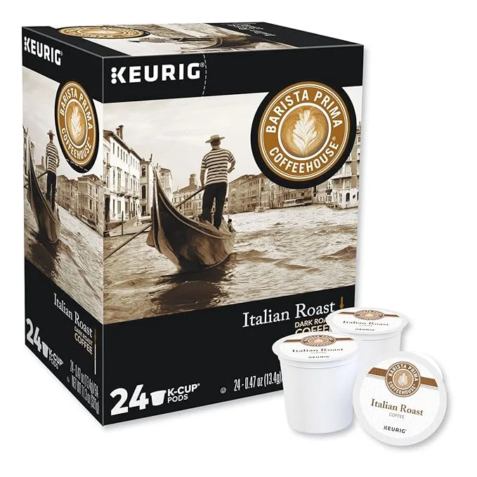 Barista Prima Coffeehouse Barista Prima Coffeehouse Italian Roast K-Cup Pods 5000355673 96 count — product photo