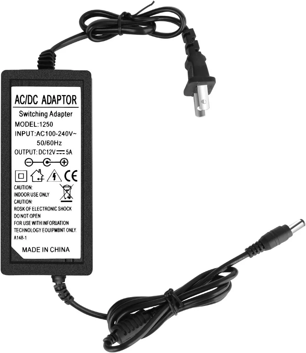 BASEUS BASEUS 12V 5A AC Adapter 5.5x2.5mm — product photo