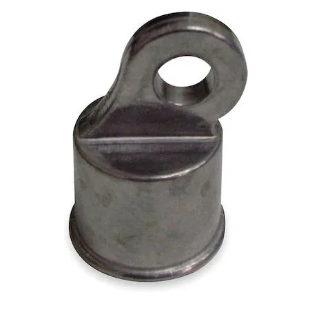 Aluminium rail end cup, unfinished, fits 1-3/8 inch post