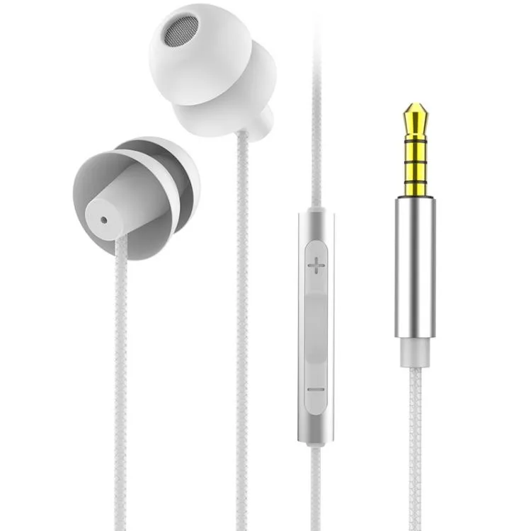 eForChina eForChina EN3900 In-Ear Sleep Wired Earphone White — product photo