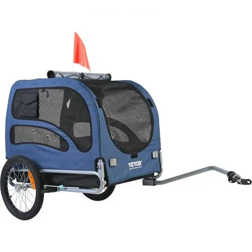 VEVOR VEVOR DT815 Dog Bike Trailer 100 lbs Blue/Black — product photo