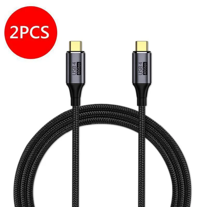 AUBEAMTO AUBEAMTO U4A USB4 cable 40Gbps 100W 8K 60Hz 3ft 2-pack — product photo