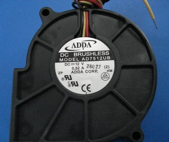 OEM Industries OEM Industries AD7512UB 75mm 12V 3-Wire Blower Fan — product photo
