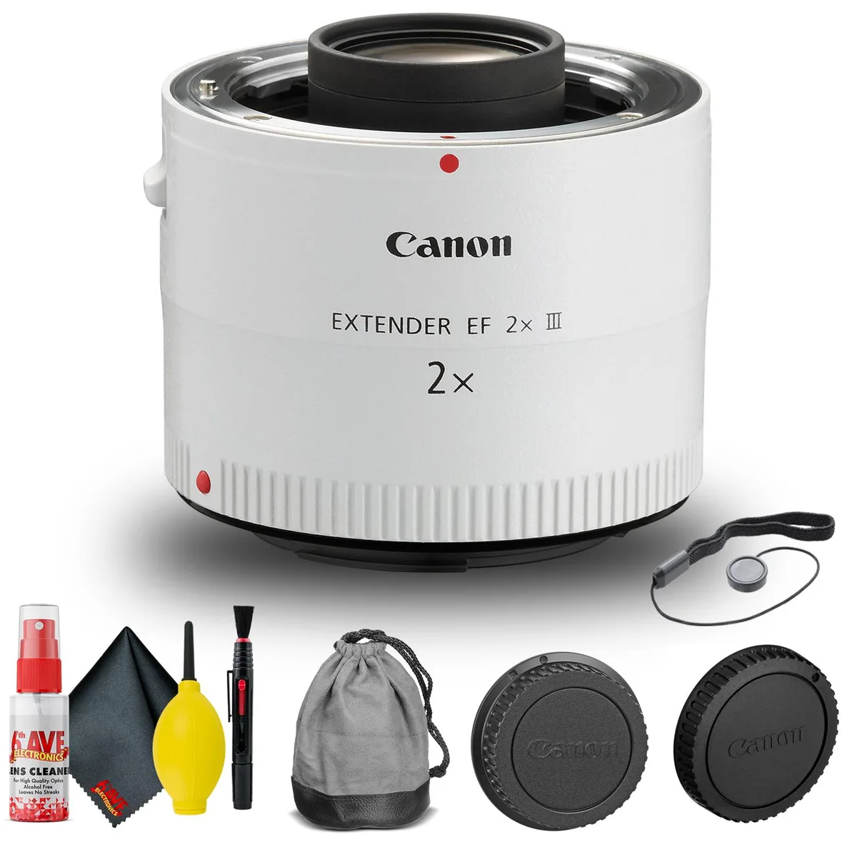 Canon Canon Extender EF 2X III (4410B002) + Cap Keeper + Cleaning Kit — product photo