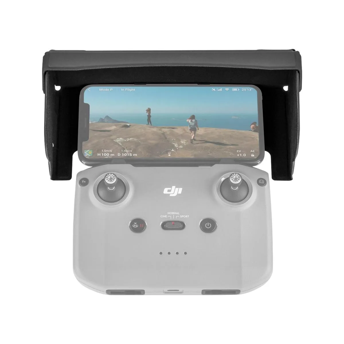 ARIES ARIES Sun Hood for DJI Mini 2/3 Pro, Mavic Air 2 Remote Controller, 4.4-7.1 inch Smartphone — product photo
