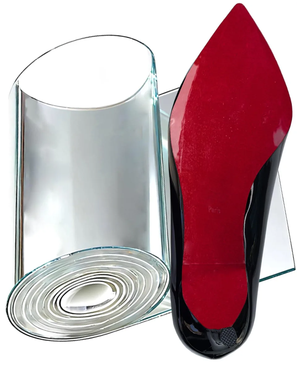 Black silicone sole protector sheet 40 by 4.5 inches .04 inch thick