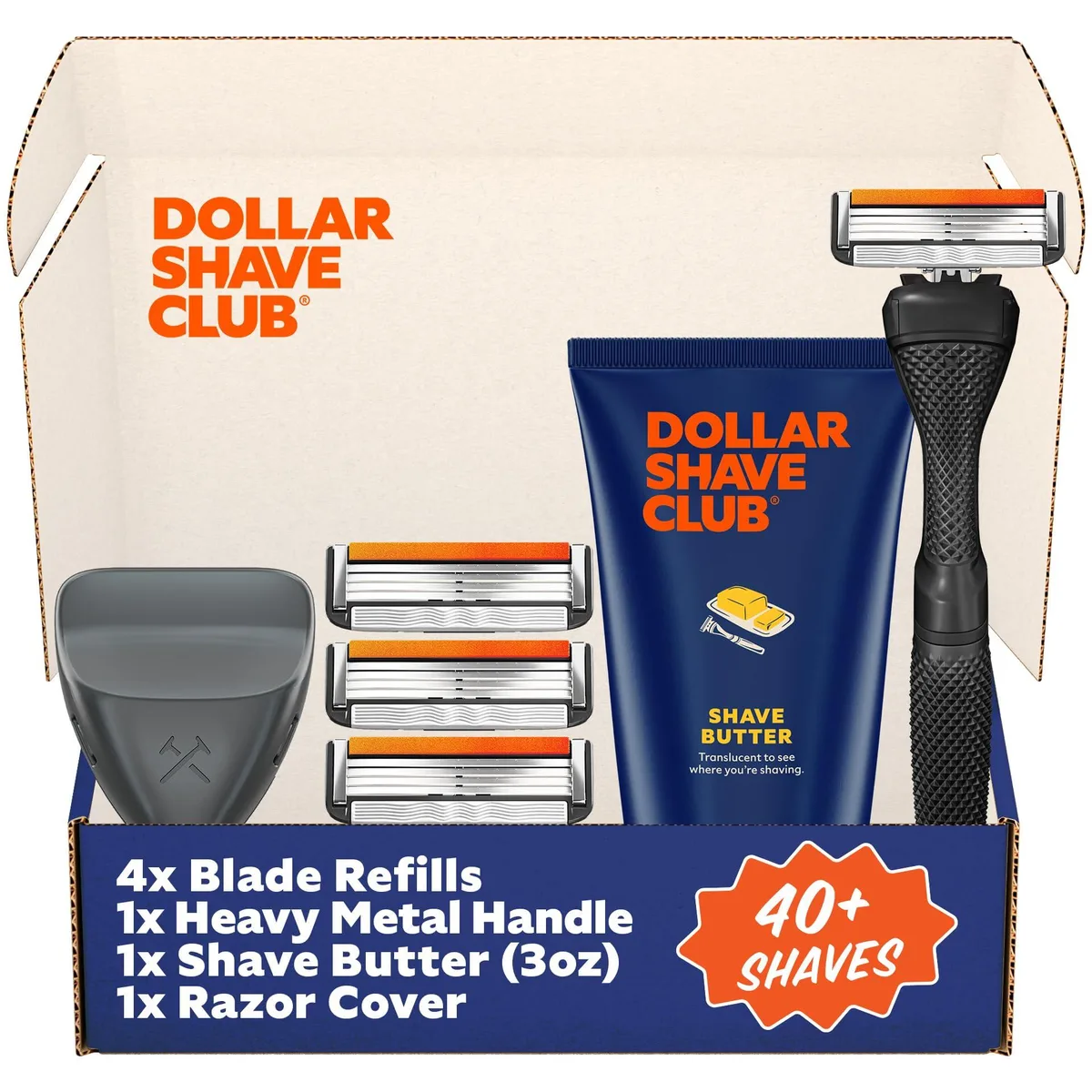  Northwest Member Exclusive Shave Set Black 4 Cartridges Handle Shave Butter Cover — product photo