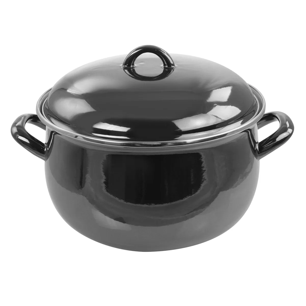 Gibson Gibson 510116484M 6.5 Qt Steel Casserole with Lid — product photo