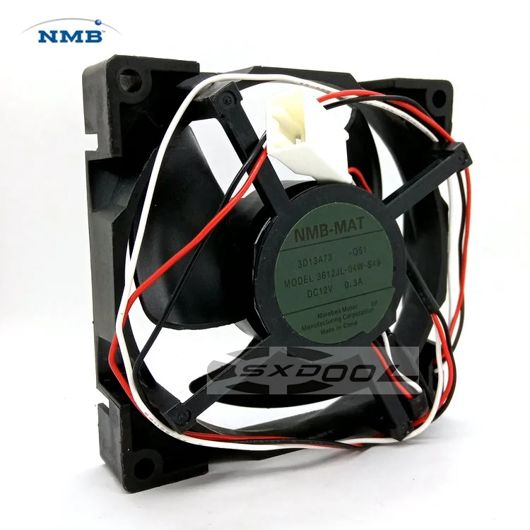 SXDOOL SXDOOL 3612JL-04W-S49 12V .3A 90mm case fan — product photo