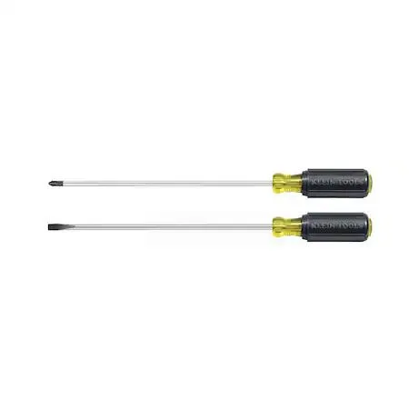 Klein Tools Klein Tools 85072 2-piece slotted/Phillips hand screwdriver set — product photo