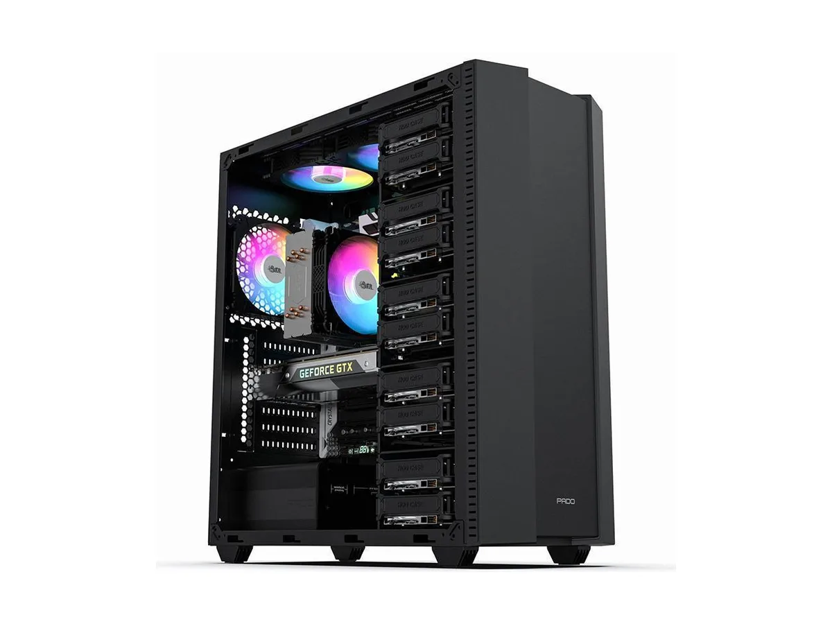 Corn Electronics Corn Electronics ATX Mid Tower 10 HDD Bays PC Case — product photo