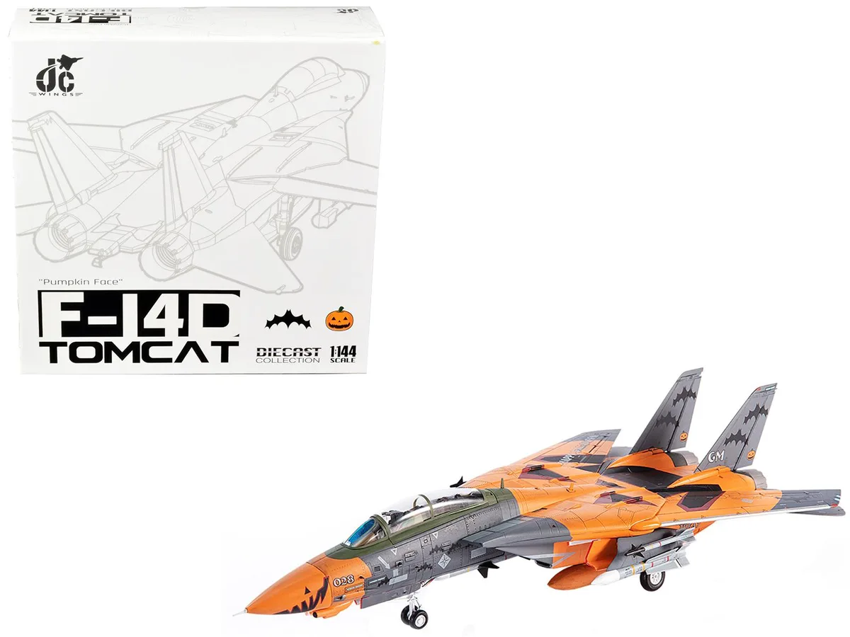 JC Wings JC Wings Grumman F-14D Tomcat Ace Combat Pumpkin Face 1/144 Diecast — product photo
