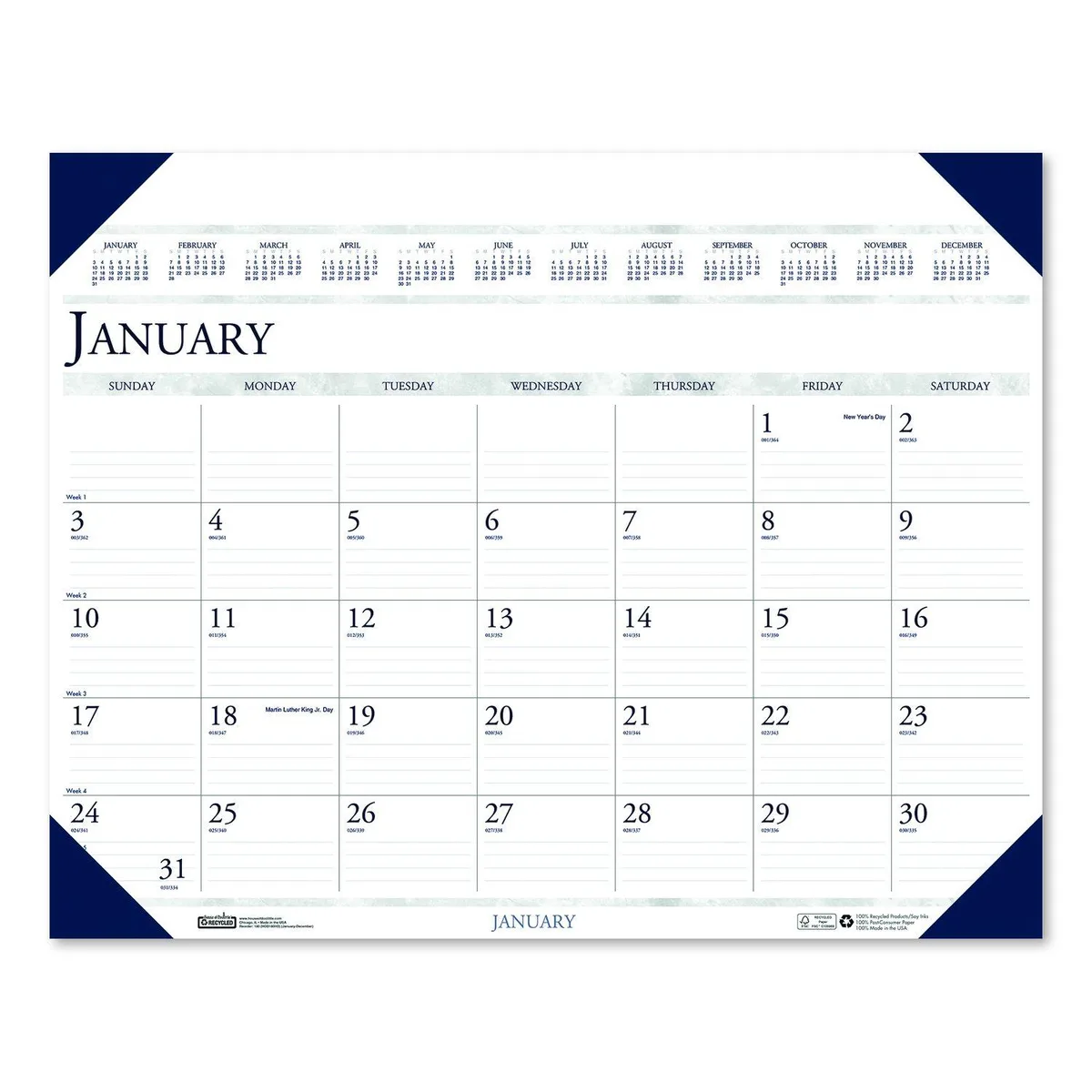 House of Doolittle House of Doolittle Executive Desk Pad Calendar 24x19 2026 — product photo