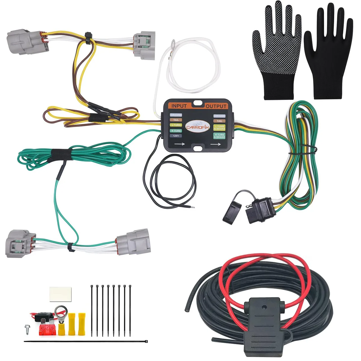 CARROFIX CARROFIX 4-Way Flat Trailer Tow Harness 2014-2018 Jeep Cherokee — product photo