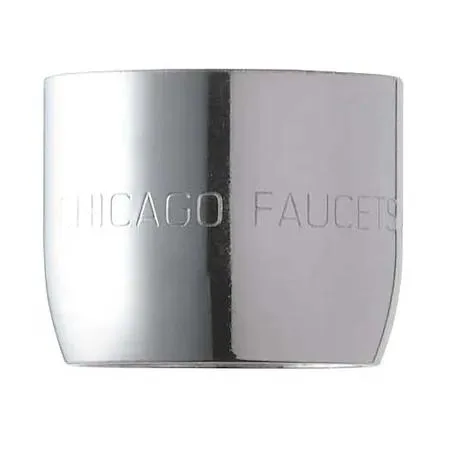 CHICAGO FAUCET COMPANY CHICAGO FAUCET COMPANY E35JKABCP 1.5 gpm aerated outlet 13/16"-24 chrome brass — product photo
