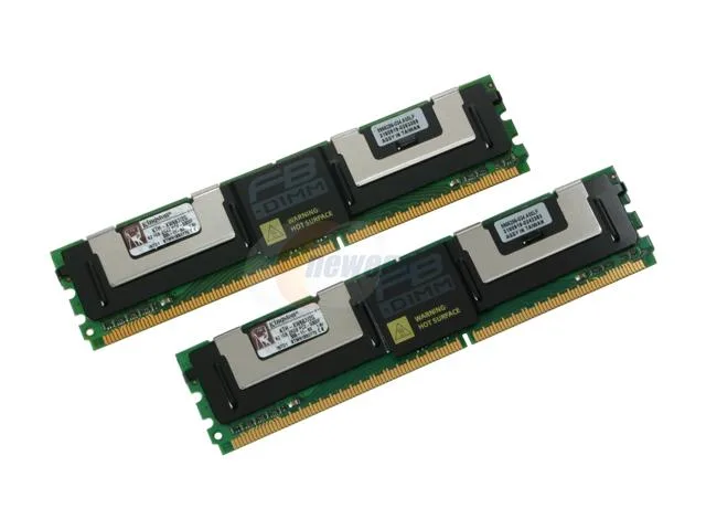 Kingston Technology Corp. Kingston Technology Corp. KTH-XW667/2G 2GB (2 x 1GB) DDR2 667 ECC Fully Buffered memory upgrade — product photo