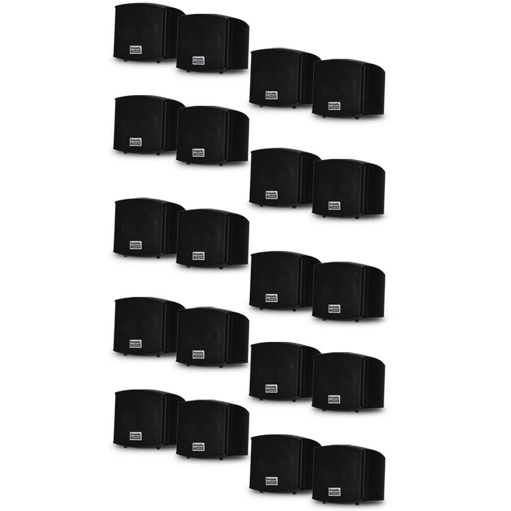 Acoustic Audio Acoustic Audio AA321B Mountable Indoor Speakers 10 Pair Pack home audio speaker — product photo