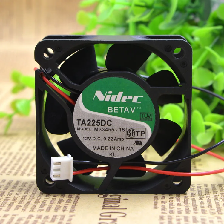 Fans Fans TA225DC M33455-16 12V 0.22A 60x60x25mm case fan — product photo