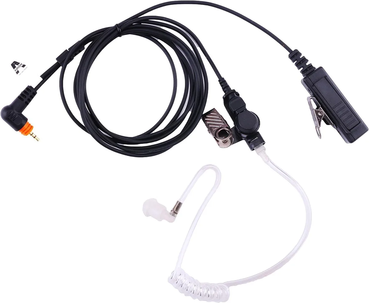usbroway usbroway Acoustic Tube Earpiece Headset for Motorola SL300 SL7550 7580 SL4000 SL3500e SL1K SL1M Two-Way Radio — product photo
