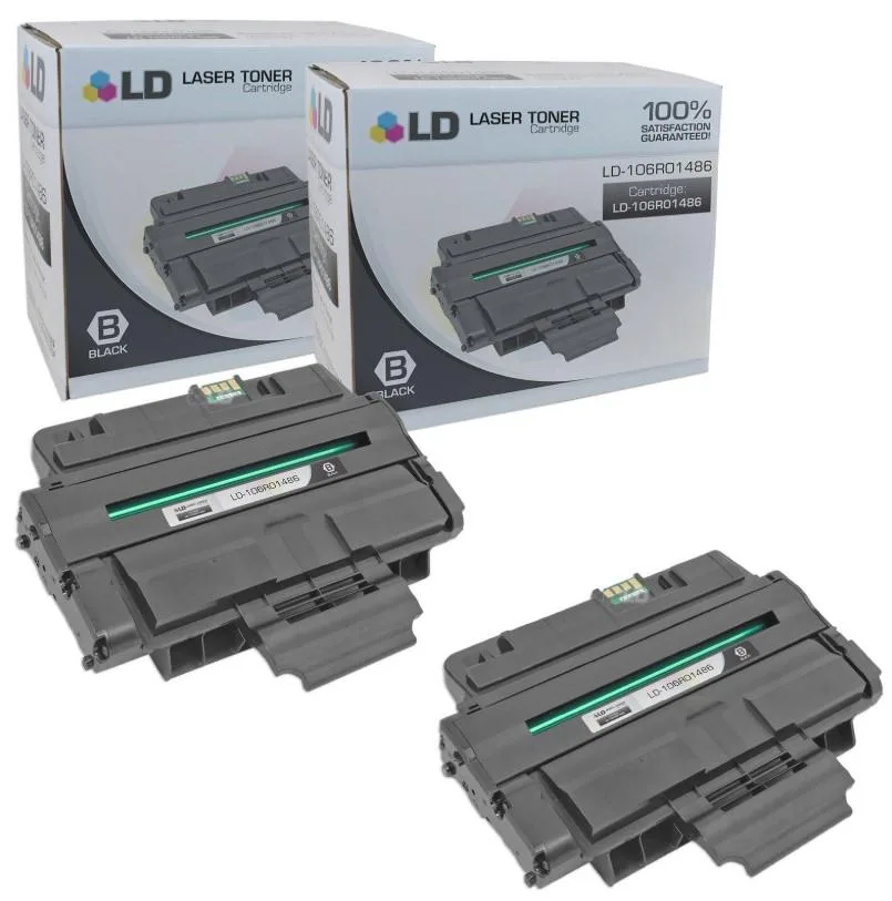 LD Products LD Products 106R01486 Black Toner Cartridge 2-Pack — product photo