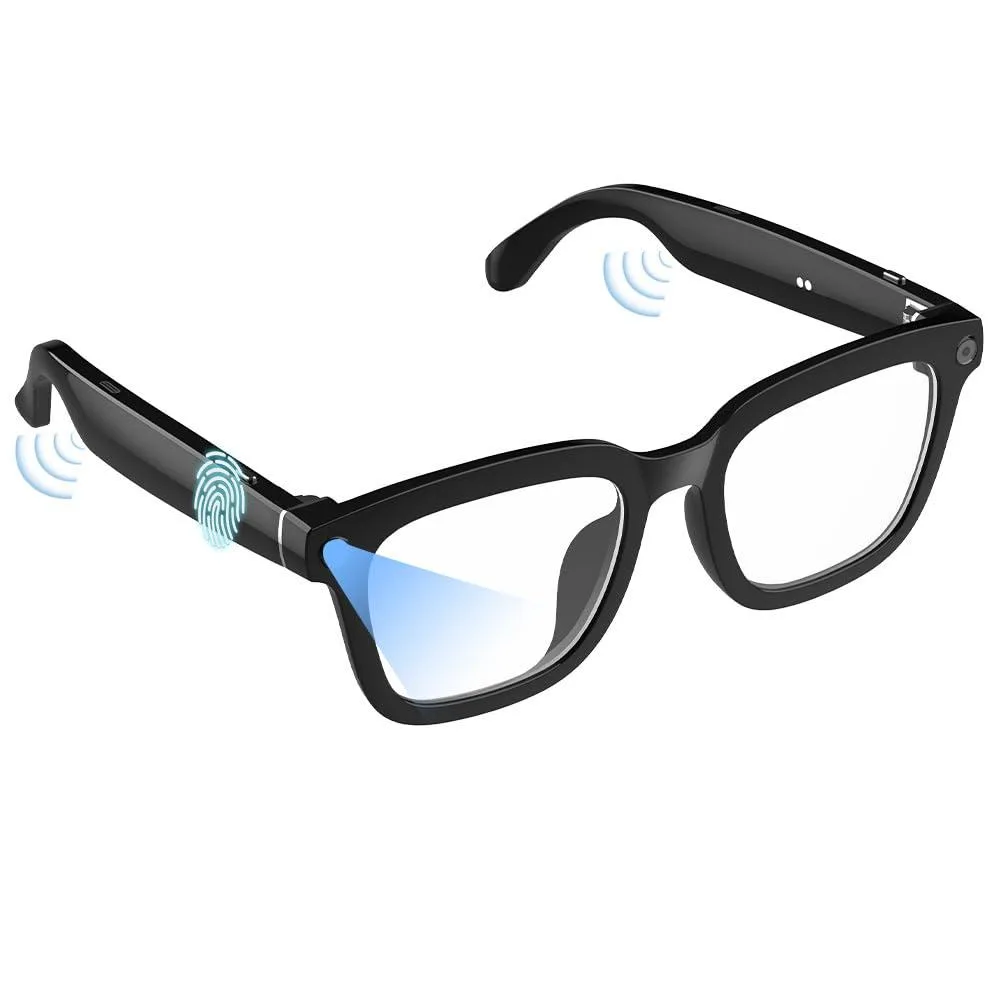 Faifxo V03 Smart Glasses Anti-Bluelight Lenses White — product photo